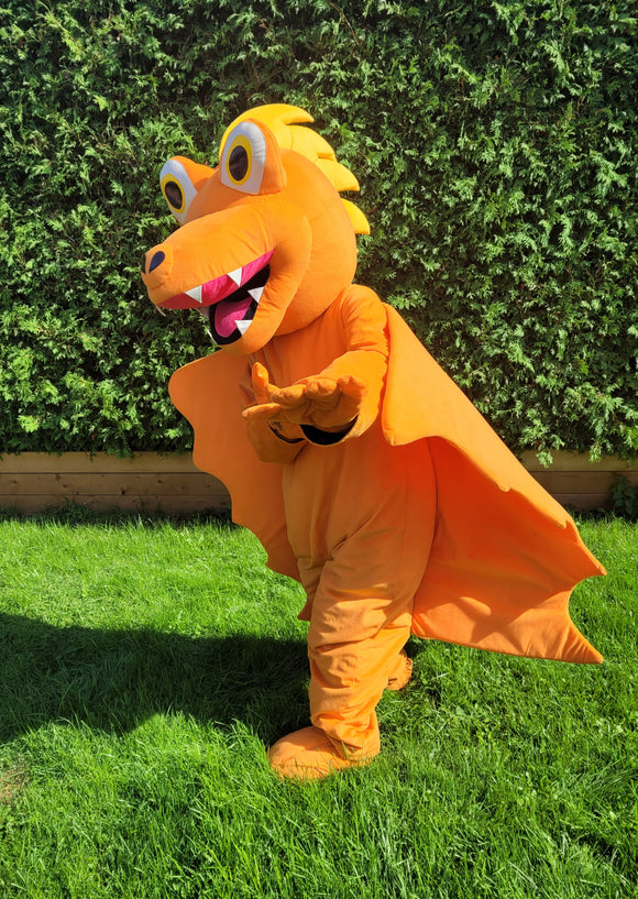 Orange Dragon Mascot - Rent for $60.00