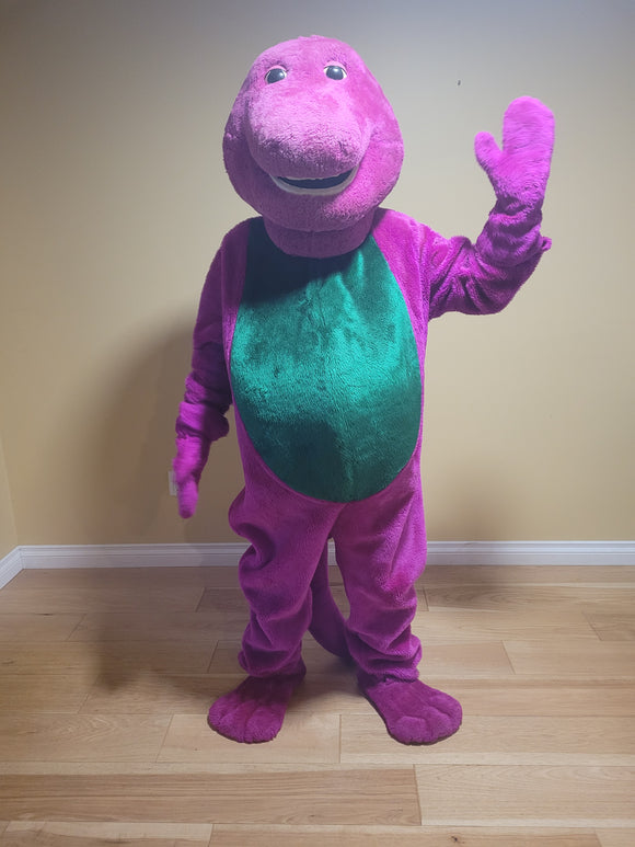 Purple Dinosaur Mascot - Rent for $60.00