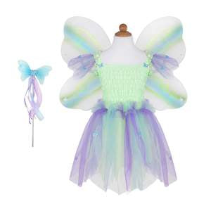 Butterfly Dress with Wings & Wand Size 5/6