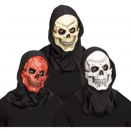 Reaper Skull Mask with Shroud - 3 Colours Available