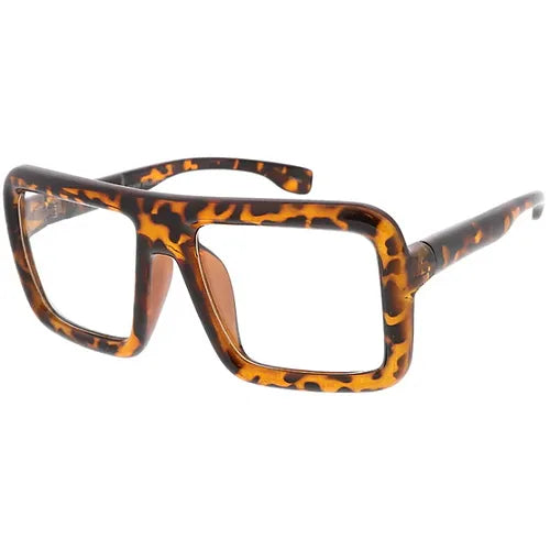 Clear Lensed Rectangular Thick Frame – Once Upon A Guise