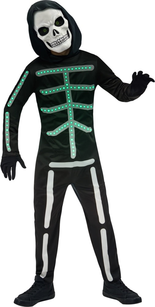 Light Up Skeleton Child Costume