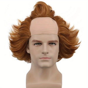 Bald Top Synthetic Fiber Wig