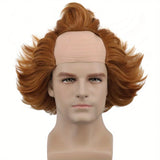 Bald Top Synthetic Fiber Wig