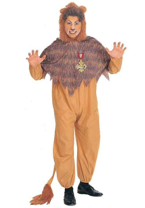 Cowardly Lion Adult Costume - Plus