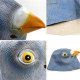 Full Head Latex Pigeon Mask