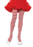 Leg Avenue Nylon Striped Tights - Standard, 1X/2X or 3X/4X