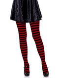 Leg Avenue Nylon Striped Tights - Standard, 1X/2X or 3X/4X