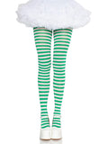 Leg Avenue Nylon Striped Tights - Standard, 1X/2X or 3X/4X