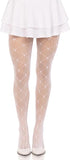 Leg Avenue Love Struck Heart Net Tights