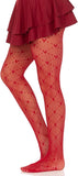 Leg Avenue Love Struck Heart Net Tights
