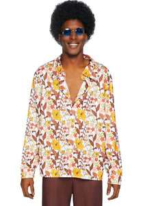 Leg Avenue Men's 70s Floral Shirt