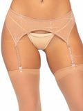 Leg Avenue Rhinestone Garter Belt