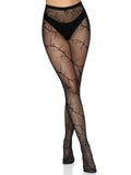 Leg Aveune Cracked Fishnet Tights - One Size & Plus Size