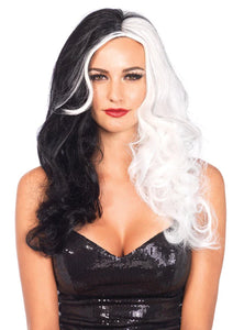 Leg Avenue 25" Two Tone Long Wavy Villian Wig