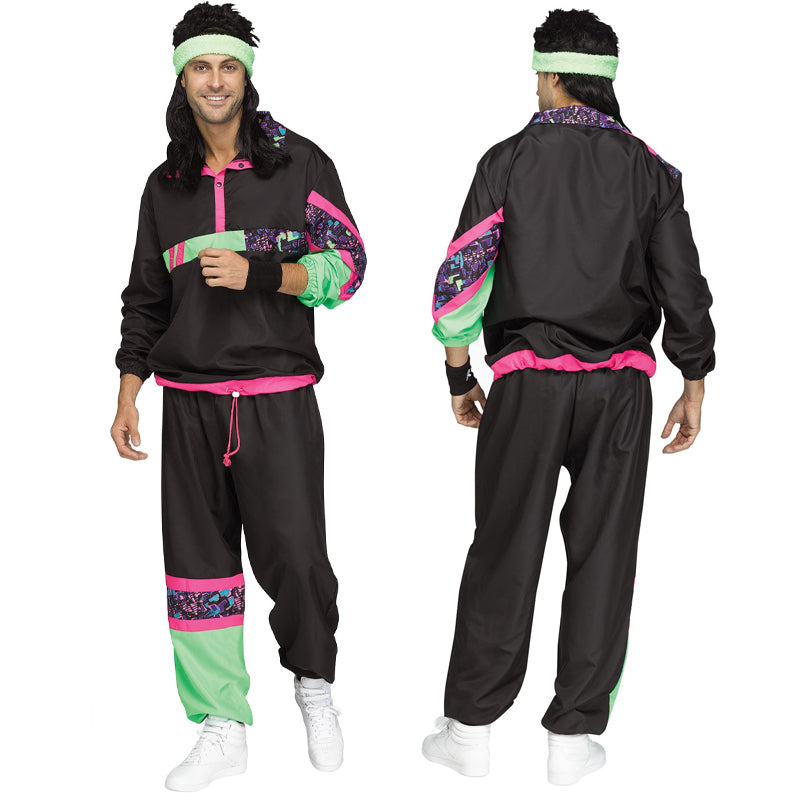 Rockin 80 s track suit once upon a guise