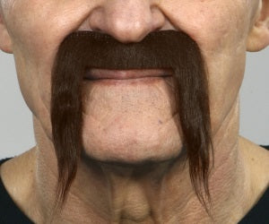Moustache  10cm X 10.5cm