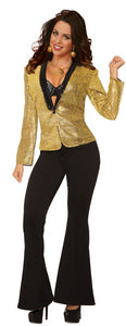 Sequin Blazer - One Size - Gold