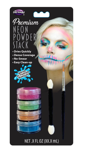 Neon Powder Stack Makeup