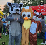 Flush Fox Adult Mascot Costume