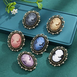 Vintage Elegant Cameo Brooch Pins