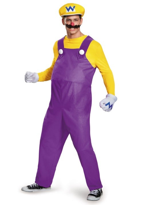 Super Mario Deluxe Wario Adult Costume