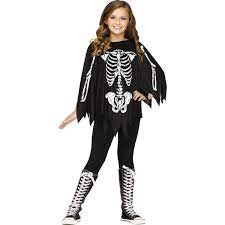 Skeleton Child Poncho