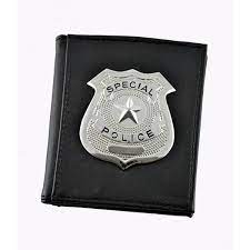 Special Police Medal Badge Silver