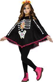 Day of the Dead Child Poncho