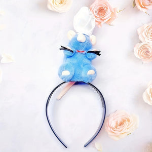 Mouse Headband with Hair Clips