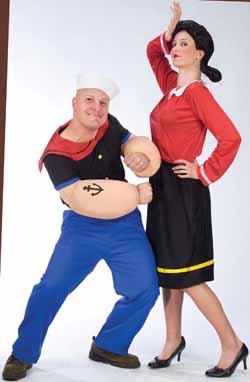 Popeye Adult Costume - One Size