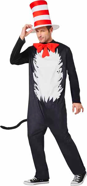 Dr Suess The Cat In The Hat Adult Costume