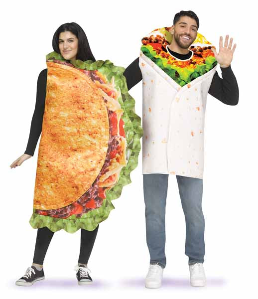 Burrito & Taco Adult Couples Costume