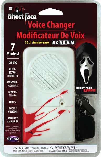Ghost Face Deluxe 25th Anniversary Voice Changer