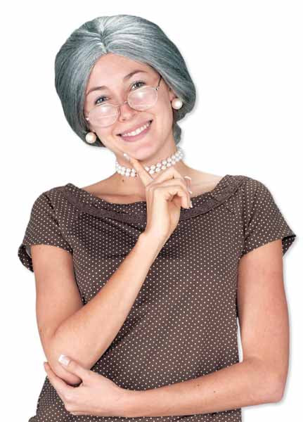 Fun World Granny Adult Wig