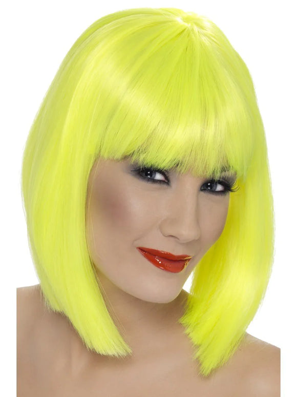 Glam Wig - Neon Yellow