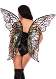Iridescent Strapless Fairy Wings - Available in Black or White