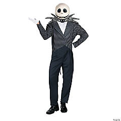 Nightmare Before Chirstmas Deluxe Jack Skeleton Adult Costume
