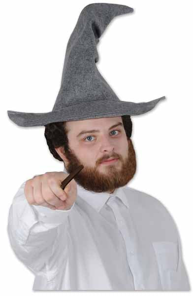 Grey Wizard Adult Hat