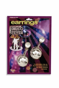 Clip On Disco Ball Earrings