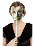 Venetian Mask - Black & Cream