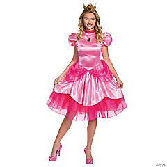 Deluxe Princess Peach Adult Costume