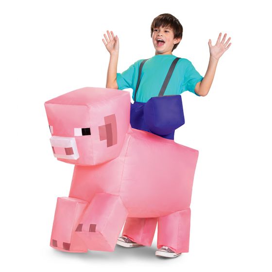 Pig Ride On Inflatable Child Costume