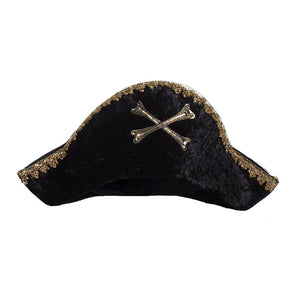 Black Captain Hook Hat