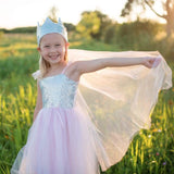 Sequin Princess Crown with Veil
