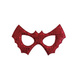 Red Sequins Bat Mask