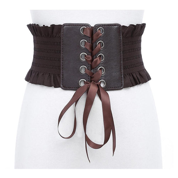 Elastic Corset Waist Band Stretch Belt - Various Colours Available