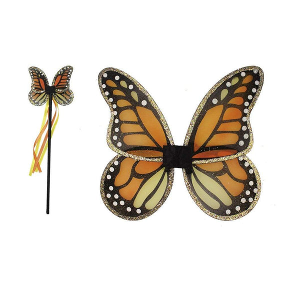 Monarch Butterfly Wings & Wand