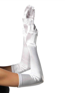 Extra Long Satin Gloves