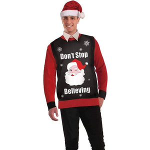 Christmas Sweater Don't Stop Believing